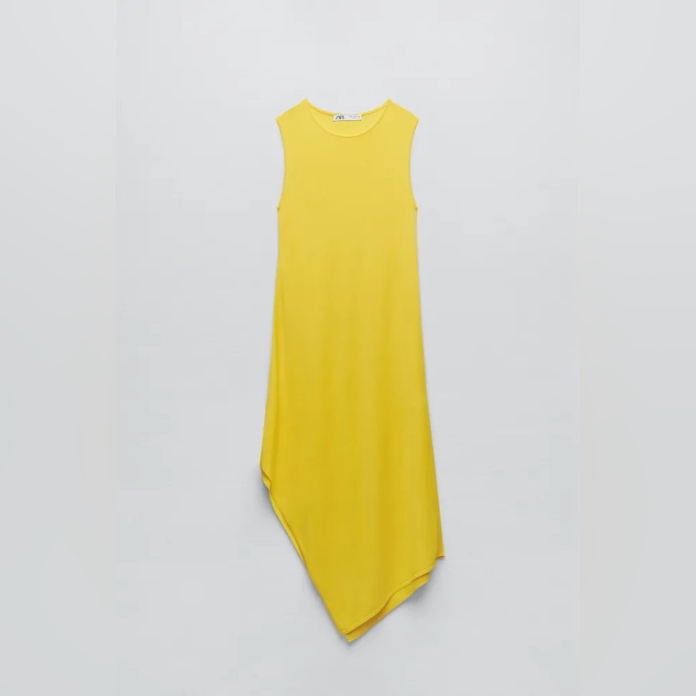 ZARA ASYMMETRIC KNIT TUNIC DRESS - Picture 5 of 9